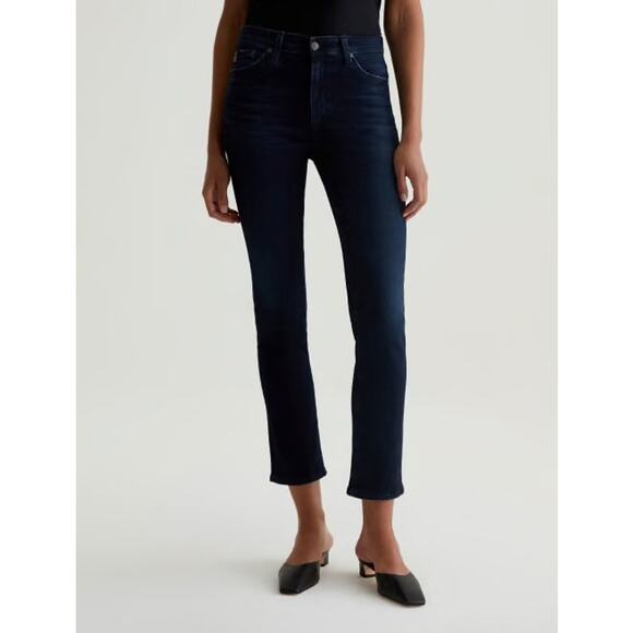 AG Adriano Goldschmied Womens Mari Mid-Rise Slim Straight Leg Jean Size 31 - Picture 1 of 16